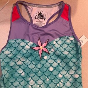 Run Disney Little Mermaid Ariel Tank Top sz M NWT